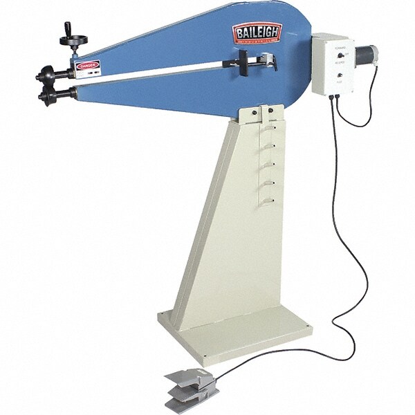 Rotary Machines; Throat Depth (Inch): 36 ; Maximum Mild Steel Capacity (Gauge): 16 ; Roll Inside Diameter (Inch): 3/4 ; Overall Width (Inch): 12 ; Overall Depth (Inch): 28 ; Overall Height (Inch): 50-1/2