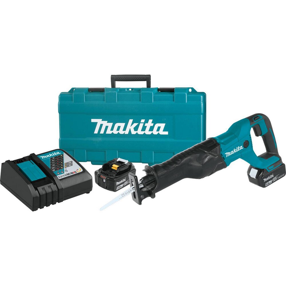 Cordless Reciprocating Saw: 18V, 0 to 2,800 SPM