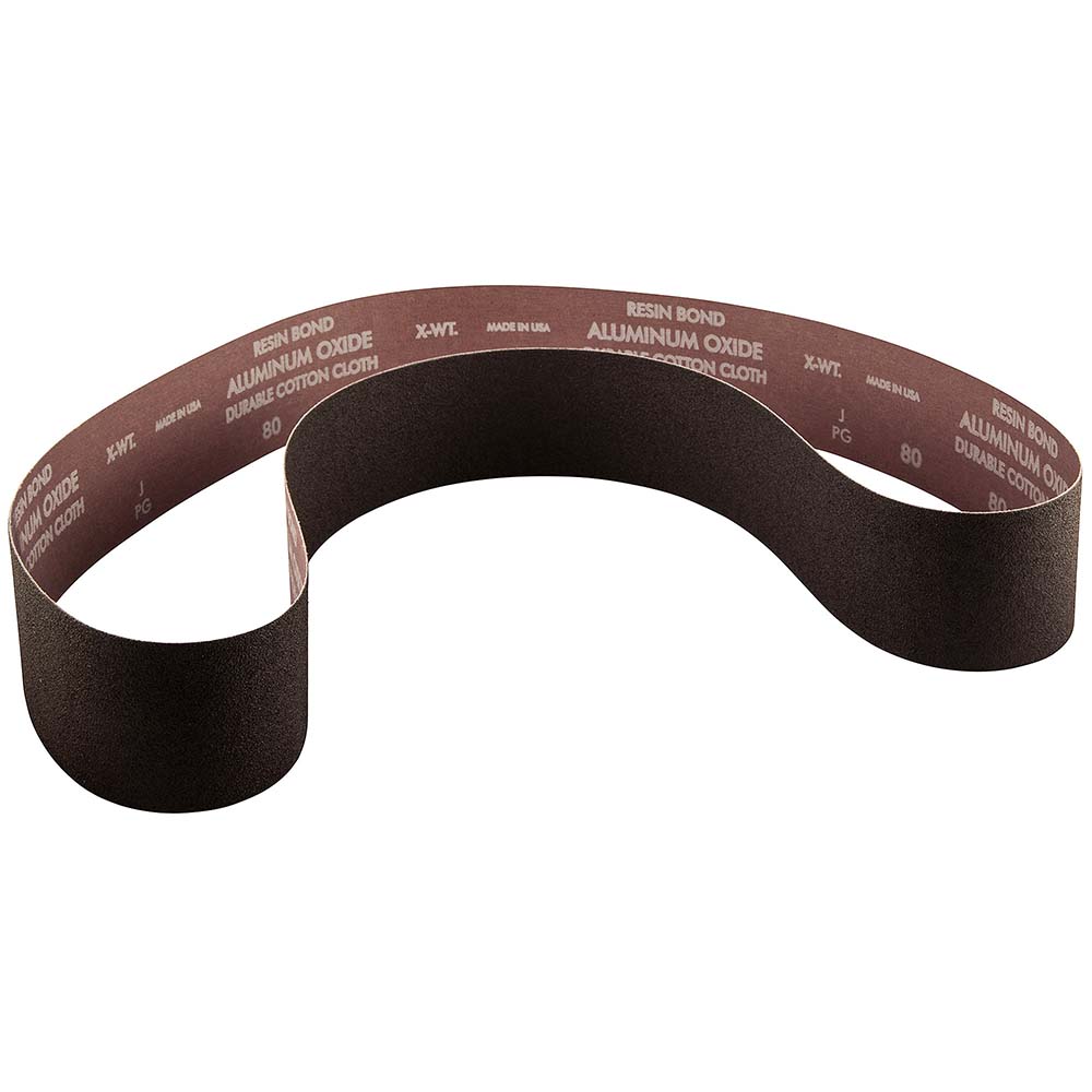 Norton Abrasive Belt 4" Wide, 36" OAL, 100 Grit, Aluminum Oxide
