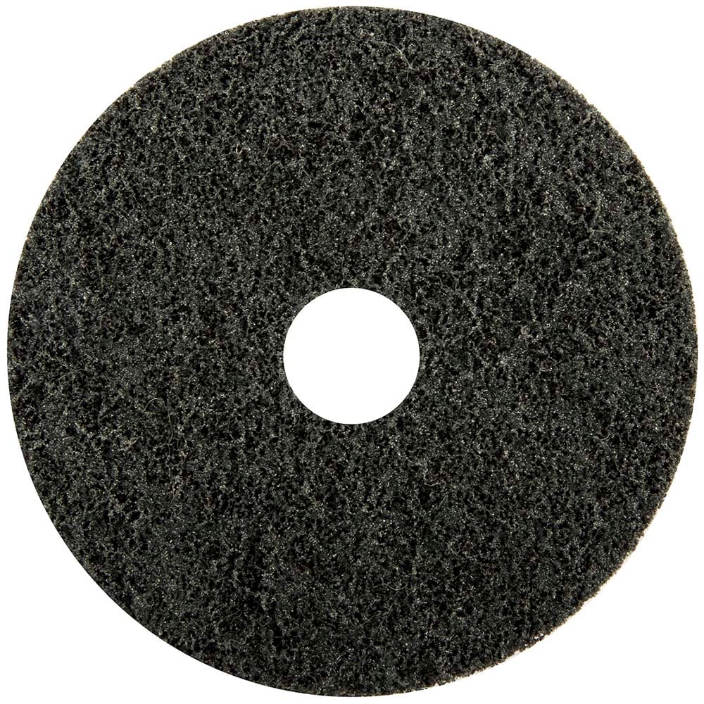 Hook & Loop Disc: 5" Disc Dia, Non-Woven, Aluminum Oxide