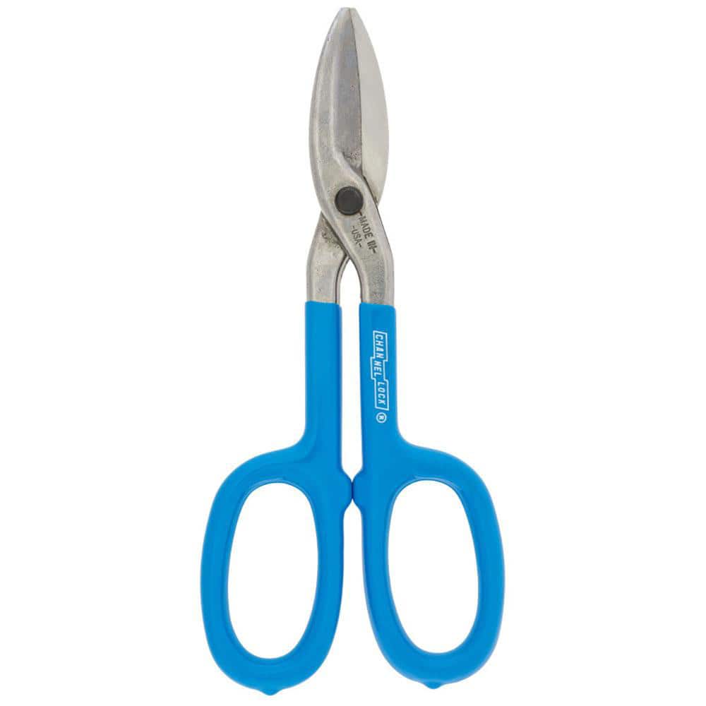 Channellock 608TS Tinners Snips: 1-3/4" LOC, High Carbon Steel Blades 