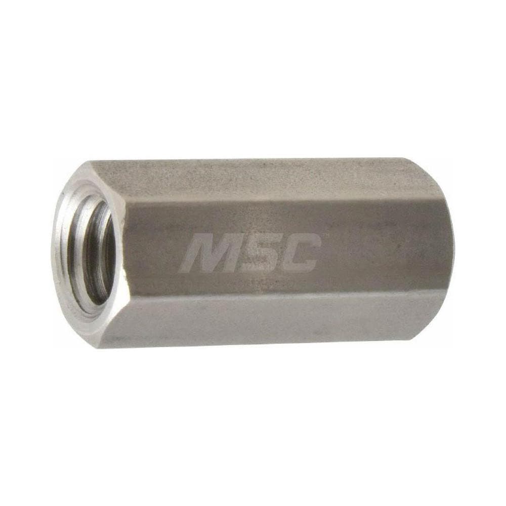 1-8 UNC, 4-3/8" OAL Steel Standard Coupling Nut