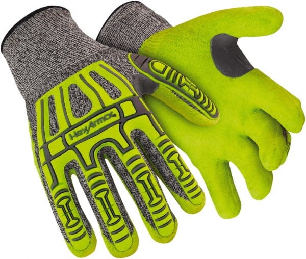 HexArmor - Size XL (10), ANSI Cut Lvl A4, Puncture Lvl 5, Abrasion Lvl 4,  Nitrile Coated Polyethylene Cut & Puncture Resistant Gloves - 38314522 -  MSC 