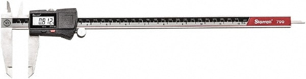 Electronic Caliper: 0 to 12", 0.0005" Resolution