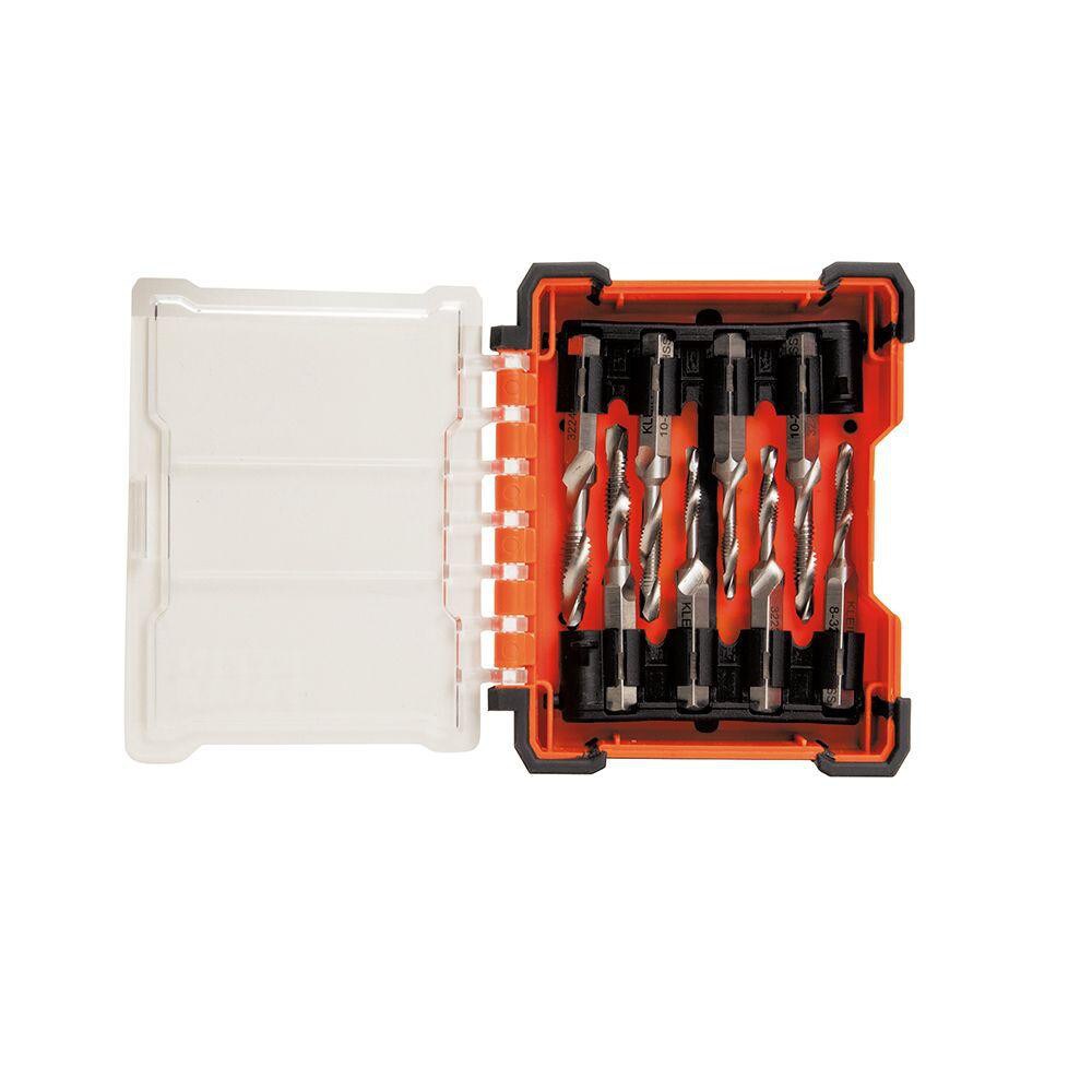 Combination Drill & Tap Sets; Minimum Thread Size (mm): #6-32 in ; Minimum Thread Size (Inch): #6-32 in; #6-32 ; Minimum Thread Size: #6-32 in ; Maximum Thread Size (mm): 1/4-20 in ; Maximum Thread Size (Inch): 1/4-20 ; Maximum Thread Size: 1/4-20 in