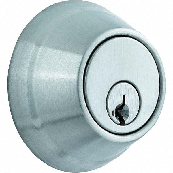 Satin Chrome Single Cylinder Safelock Deadbolt Lock Home Plus Satin Chrome Brass Single Cylinder Deadbolt -