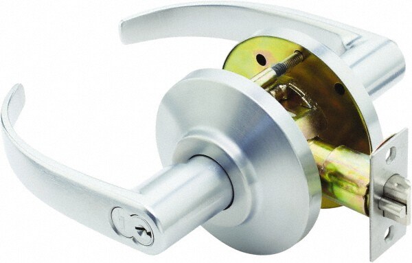 Entry Lever Lockset for 1-3/8 to 2" Thick Doors