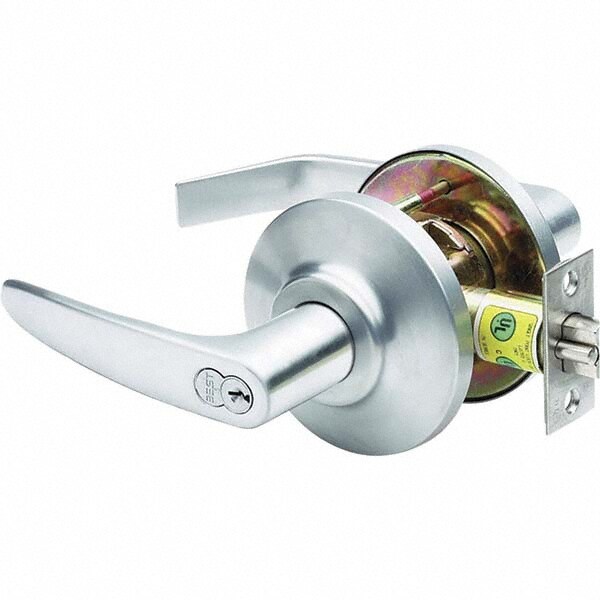 Entry Lever Lockset for 1-3/8 to 2" Thick Doors