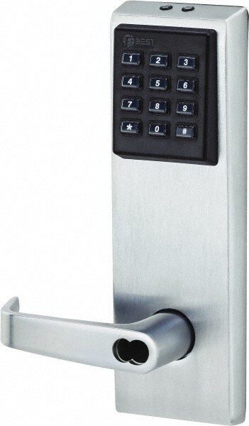 Entry Lever Lockset for 1-3/8 to 1-3/4" Thick Doors