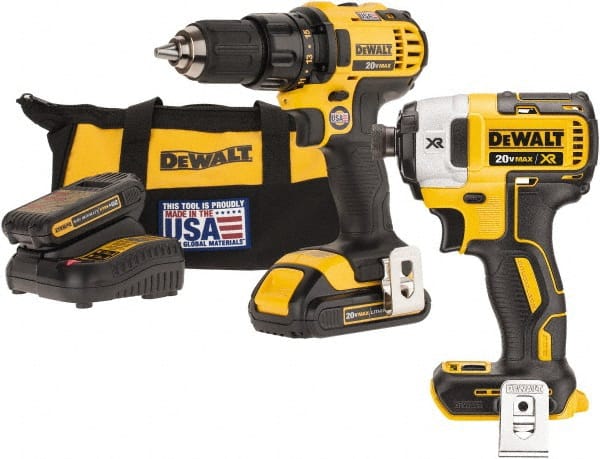 DeWALT - Cordless Drill: 20V, 1/2″ Chuck - 71362297 - MSC Industrial Supply