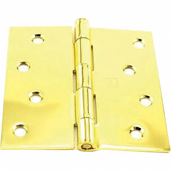 Hager 4" Long x 4" Wide Steel Full Mortise Commercial Hinge 41777186 MSC Industrial Supply