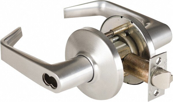 Institution Lever Lockset for 2-1/4" Thick Doors