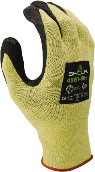 8/M, Showa S-TEX KV3 Size Optimal Cut Protection Gloves,made with Kevlar