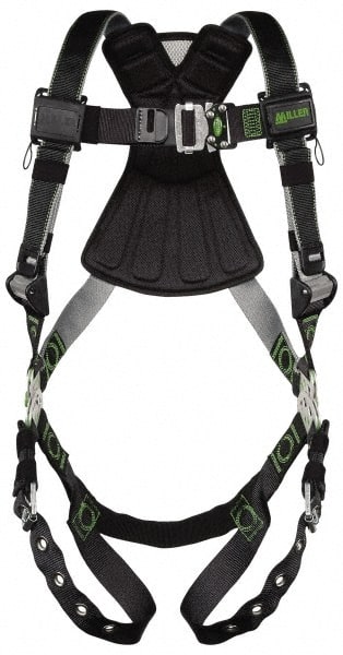 Miller RDT-TB/UBK Fall Protection Harnesses: 400 Lb, Construction Style, Size Universal 