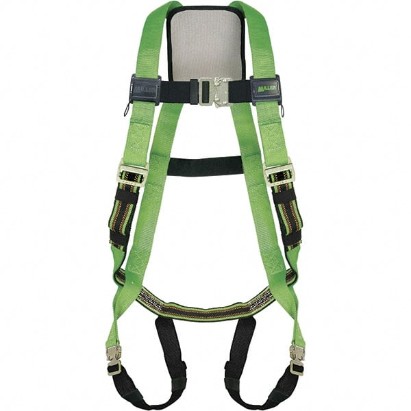 Fall Protection Harnesses: 400 Lb, Construction Style, Size Universal
