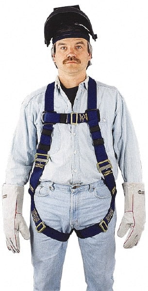 Fall Protection Harnesses: 400 Lb, Welder Style, Size Universal, Nomex