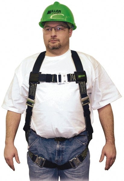 Fall Protection Harnesses: 400 Lb, Welder Style, Size Universal, Kevlar