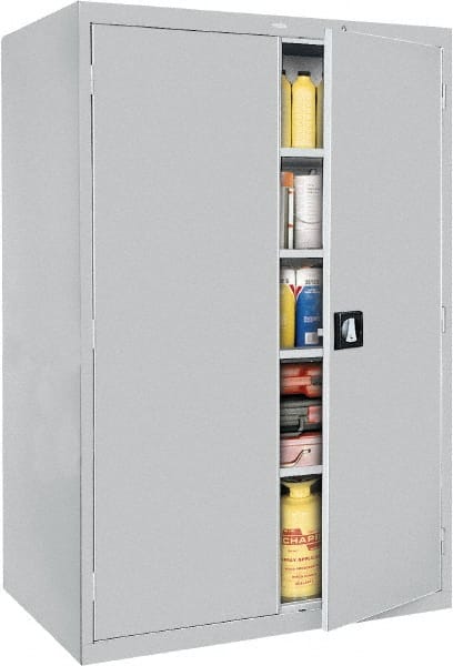 Sandusky Lee EA4R462478-05 Locking Steel Storage Cabinet: 46" Wide, 24" Deep, 78" High 