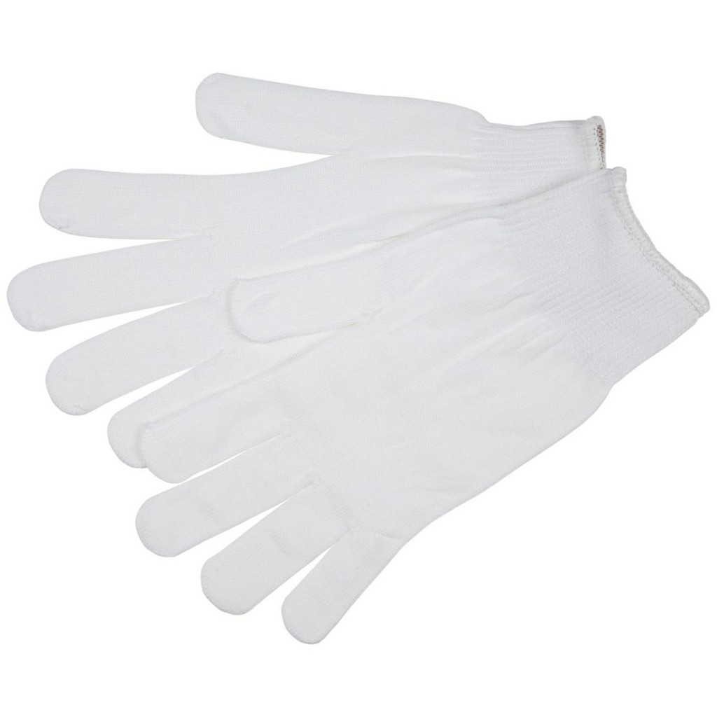 MCR Safety | Memphis® General Purpose Gloves: Memphis® Size X-Large, Nylon Blend, Soft Textured Grip - White, Pair | 12-Pack | Part #9633LM