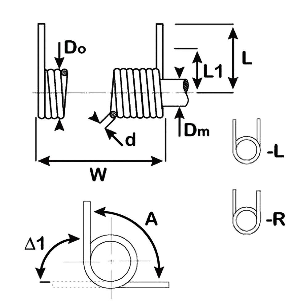 Associated Spring Raymond - 360° Deflection Angle, 1.369