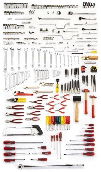 Combination Hand Tool Set: 334 Pc, Master Tool Set