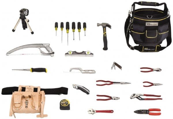 Combination Hand Tool Set: 24 Pc, Insulated Tool Set