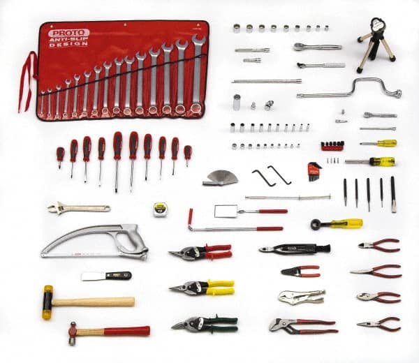 Combination Hand Tool Set: 116 Pc, Aviation Tool Set