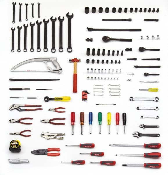 Combination Hand Tool Set: 141 Pc, Railroad Tool Set
