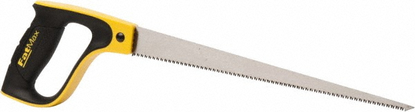 12" Steel Blade Compass Saw - Plastic Handle, Closed Grip, 15" OAL