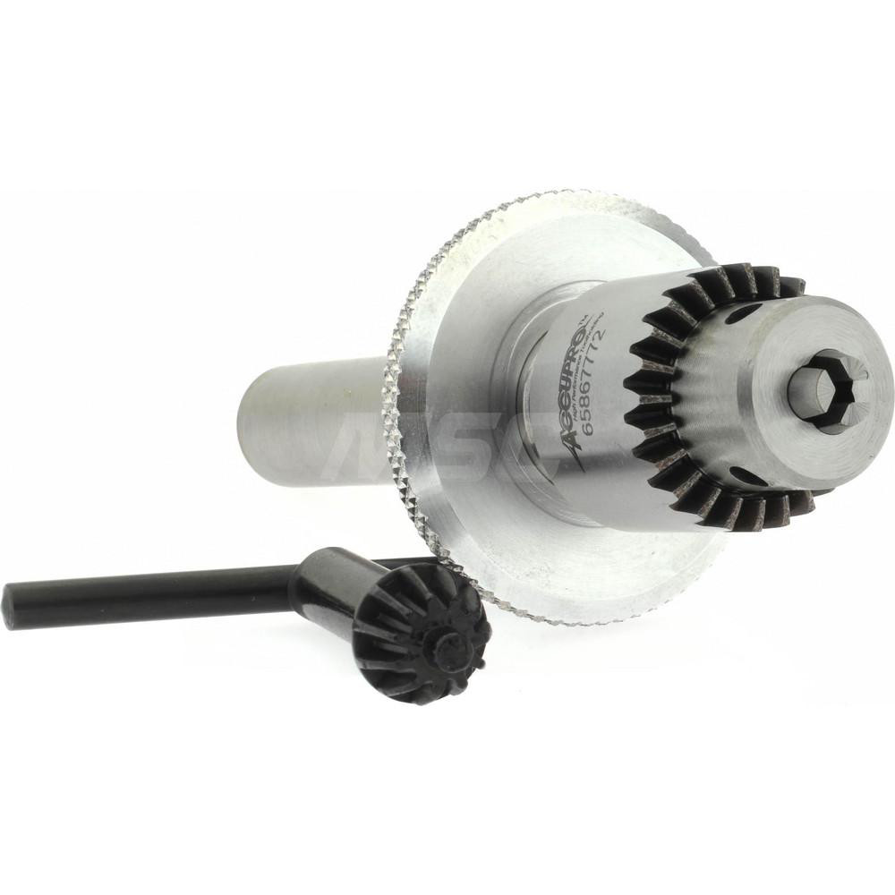 Accupro 1/2 Inch Shank Diameter Straight Shank Micro Drill Chuck