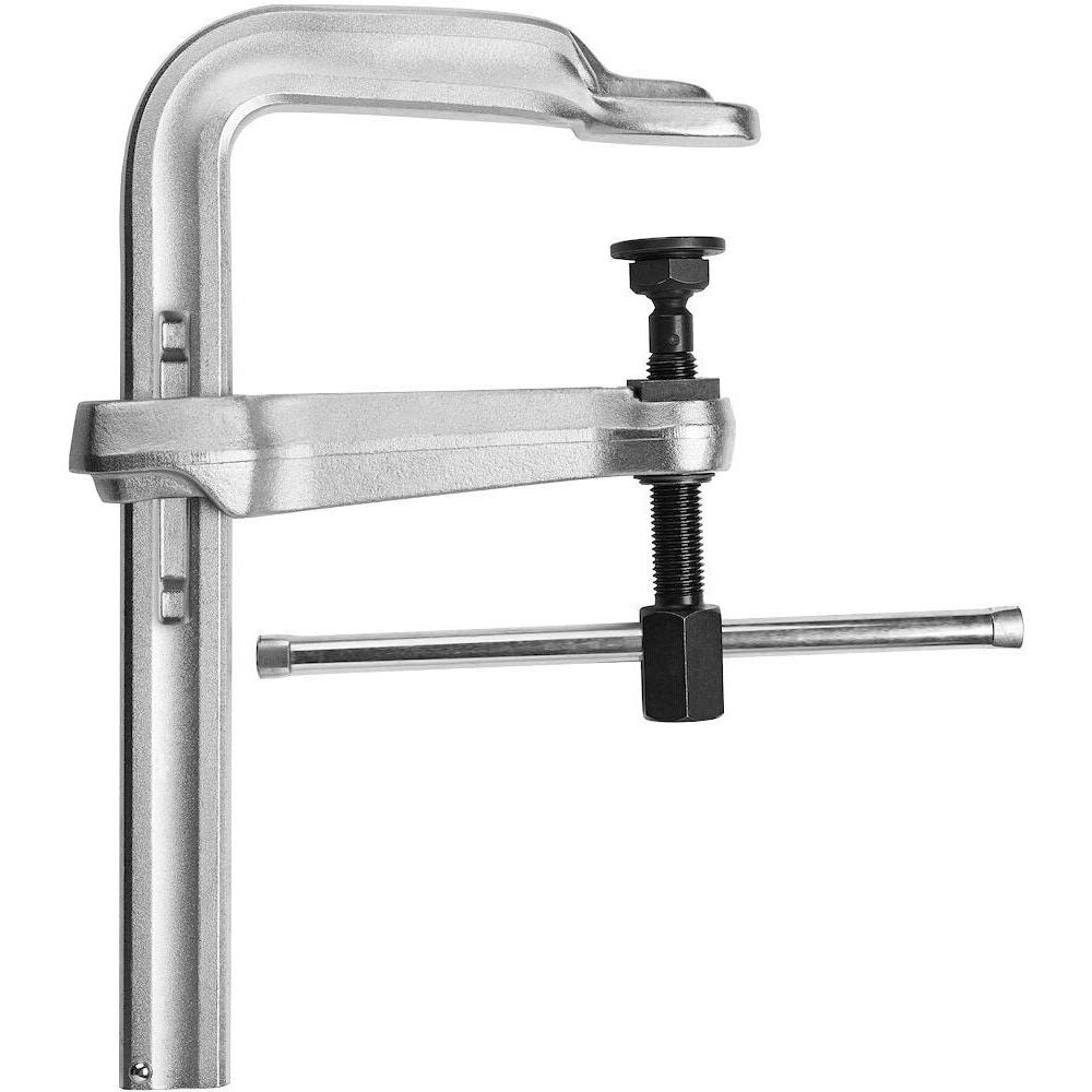 Sliding Arm Bar Clamp: 12" Max Capacity, 8" Throat Depth