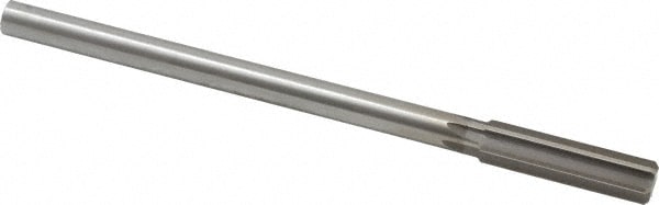 Made in USA 433-0.5250 Chucking Reamer: 0.525" Dia, 8" OAL, 2" Flute Length, Straight Shank, High Speed Steel Image