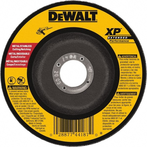 5-Inch X 1//4-Inch X 7//8-Inch DEWALT DW8464 Type 27 Stainless Steel Wheel