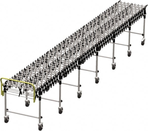 Value Collection WS-MH-FLEX-003 18 Inches Wide x 7 Ft. to 22 Ft. Extended Length Flexible Conveyor Image