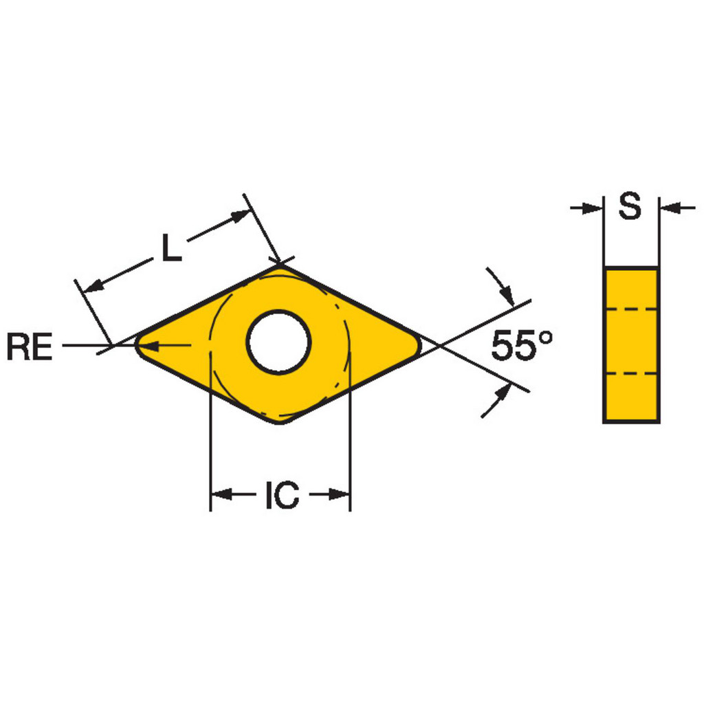 Sandvik Insert Code Chart Sandvik Coromant - Turning Inserts: Insert Style: DNGA; ANSI Size Code ...