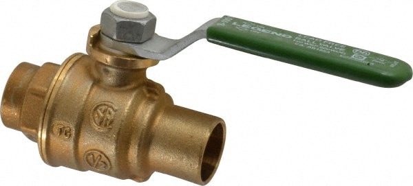 Full Port Bi-Directional Manual Ball Valve: 1/2" Pipe, Full Port