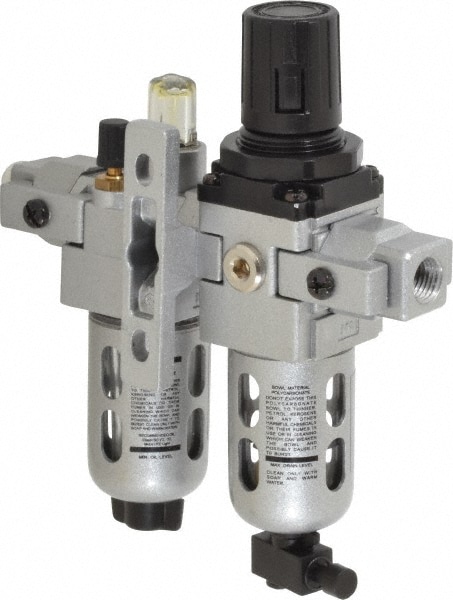 Regulator and Lubricator Control Unit Professional Air Filter 1//4/" NPT