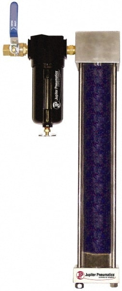 FRL Combination Unit: 1/2 NPT, 2 Pc Filter-Desiccant Dryer