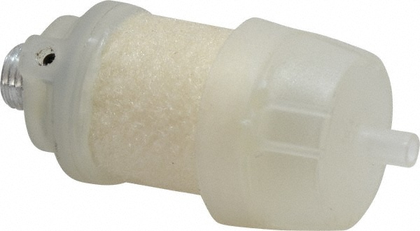 Pneumatic Reclassifier Muffler: 1/4" Male NPT, 160 CFM
