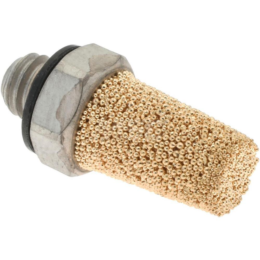 Pneumatic Exhaust Muffler: #10-32 Male NPT, 72 dB