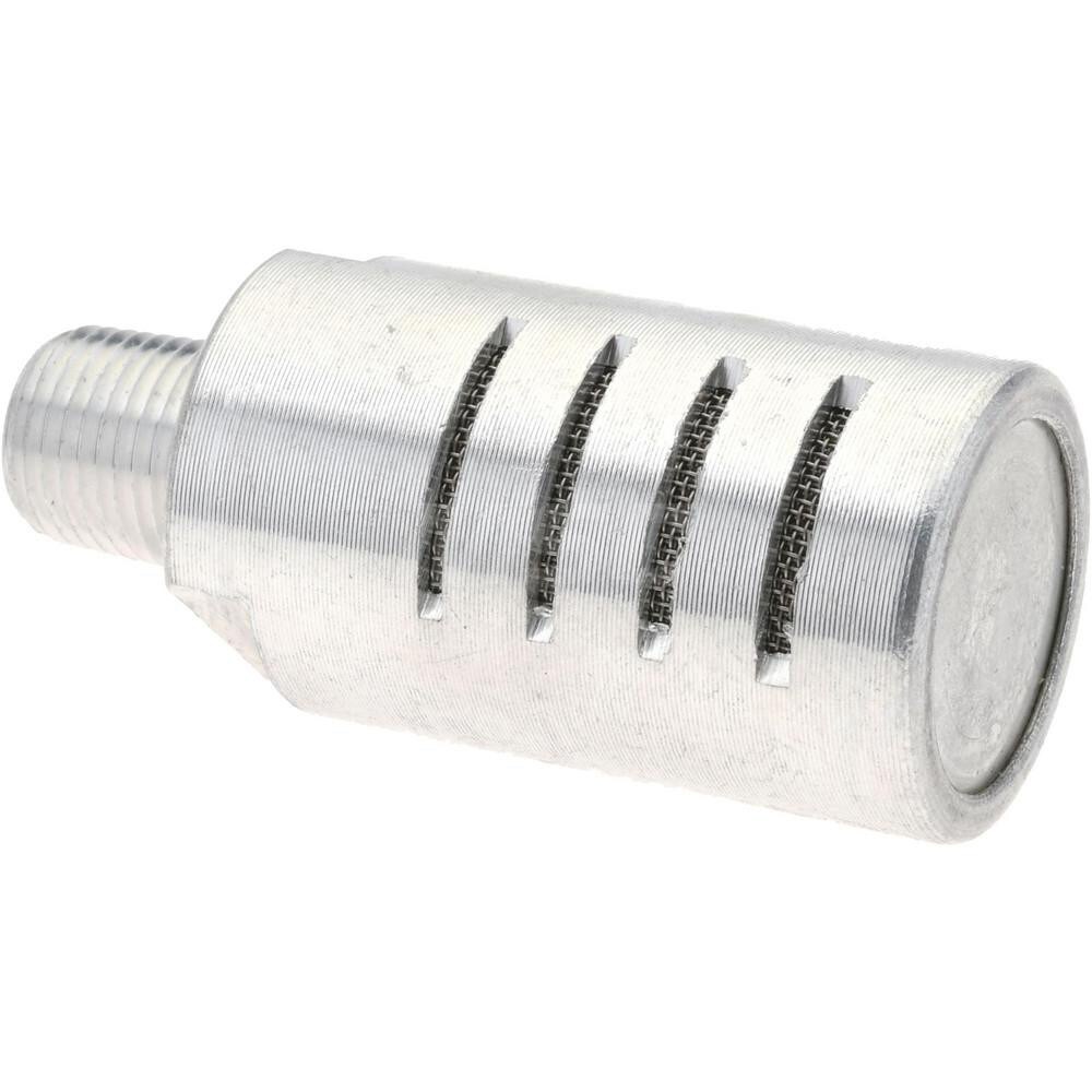 Pneumatic Muffler: 1/8" Male NPT, 20 CFM