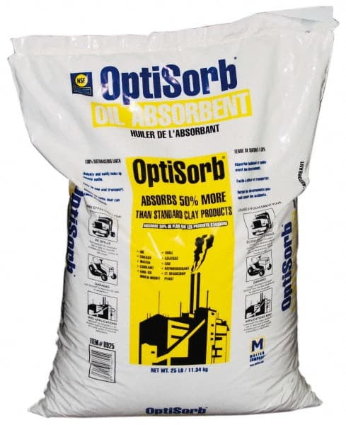 Sorbent: 25 lb Bag, Granular Powder, Application Universal