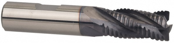 Guhring 9030820079400 Square End Mill: 5/16 Dia, 13/16 LOC, 5/16 Shank Dia, 2-1/2 OAL, 4 Flutes, Solid Carbide Image