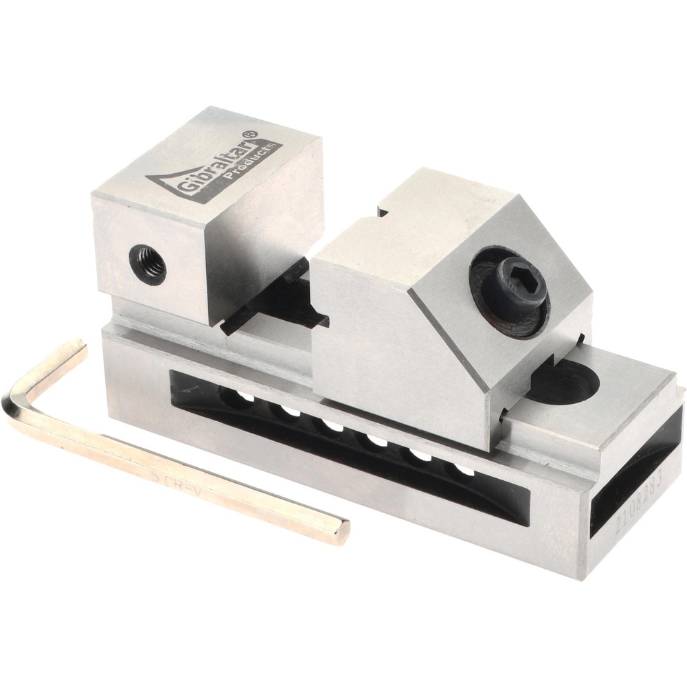 Gibraltar TVS-15 1-27/64" Jaw Width, 1-1/2" Jaw Opening Capacity, 0.91" Jaw Height, Toolmakers Vise Image