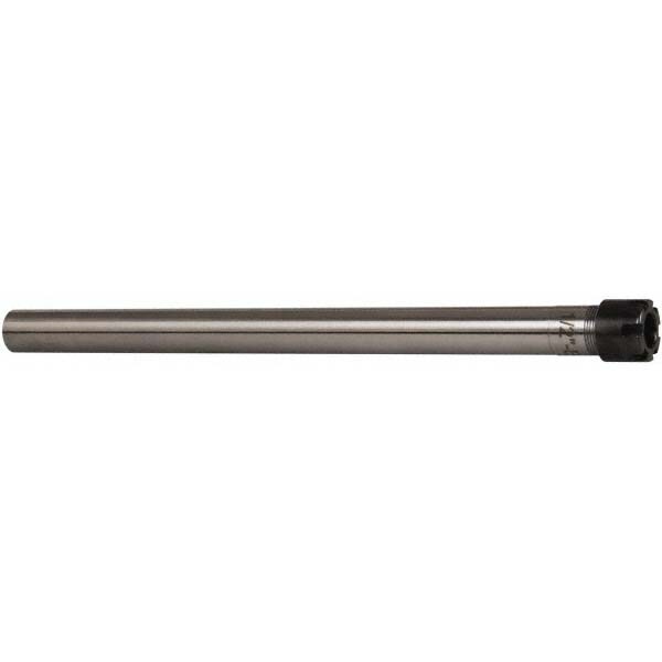 Collet Chuck: 0.019 to 0.276" Capacity, ER Collet, Straight Shank