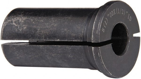 Value Collection SC84949684 Rotary Tool Holder Bushing: Type B, 1/2" ID, 1" OD, 1-3/4" Length Under Head 