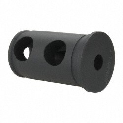 Rotary Tool Holder Bushing: Type J, 3/8" ID, 1-1/4" OD, 2-1/8" Length Under Head