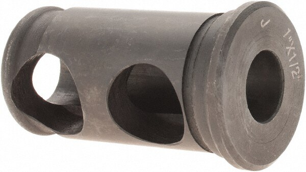 Rotary Tool Holder Bushing: Type J, 1/2" ID, 1" OD, 1-3/4" Length Under Head