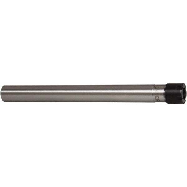 Collet Chuck: 0.019 to 0.394" Capacity, ER Collet, Straight Shank