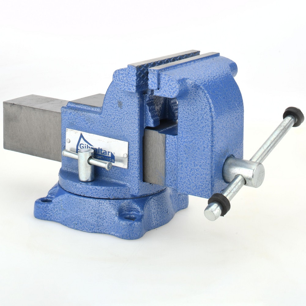 Bench & Pipe Combination Vise: 4" Jaw Width, 4-3/8" Jaw Opening, 2-1/2" Throat Depth